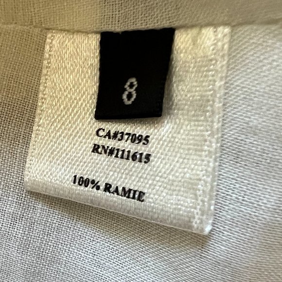 Robert Rodriguez Ivory Ramie Halter Top 8 - Picture 7 of 13